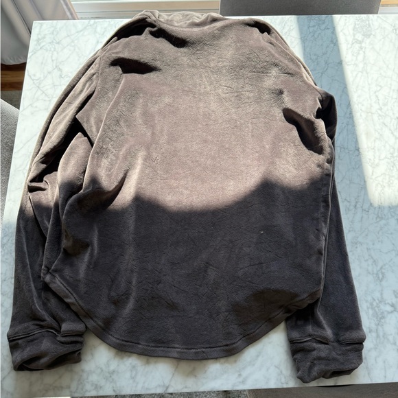 SKIMS chocolate brown Button-Up Pajama Top - Picture 3 of 3